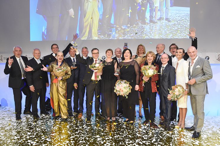 Sieger, Laudatoren und Preisgeldpartner des Felix Burda Award 2017