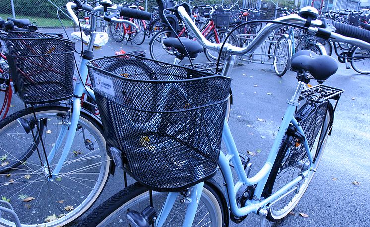 Cykelpool på Centralsjukhuset Kristianstad