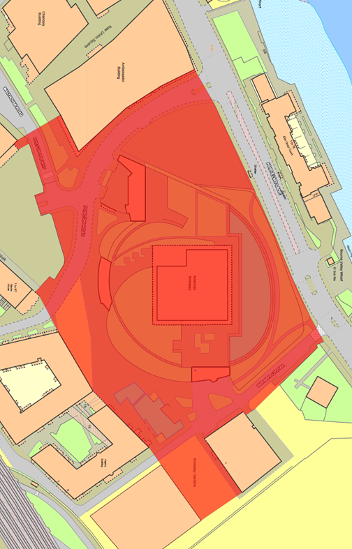 Section 14 - US Embassy exclusion zone