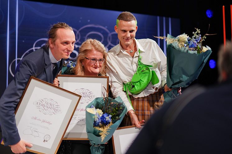 Martin Schibbye, Patrik Arnesson och Brit Stakston: Vinnare i kategori Årets Förnyare