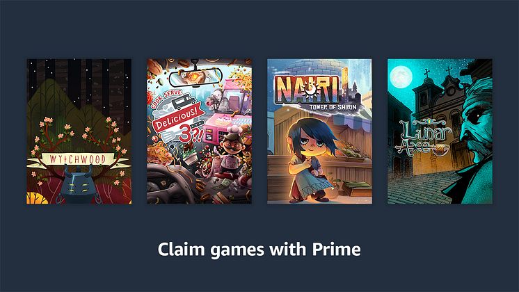 Prime Gaming July Content Update: Four Games and In-Game Content