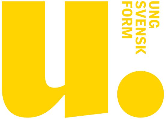 Ung Svensk Form logotyp gul