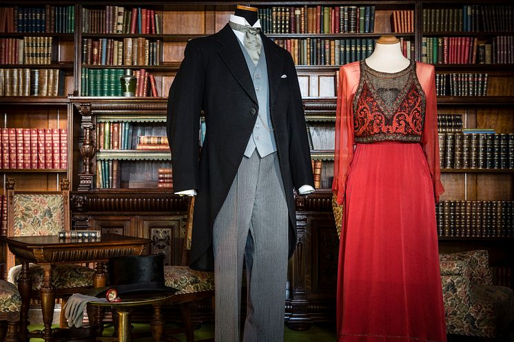 Kläder som burits av Matthew Crawley och lady Mary Crawley