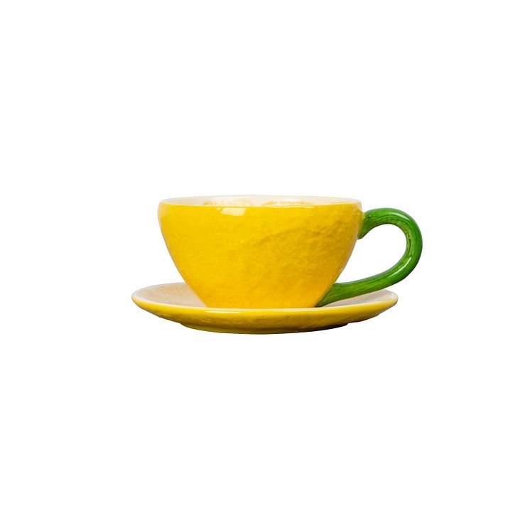 286-209y CUP AND PLATE LEMON