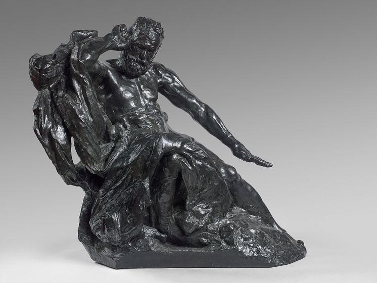 Auguste Rodin, Victor Hugo with drapery, study for the monument, first project , Ca 1894. Bronze. Musée Rodin, Paris.