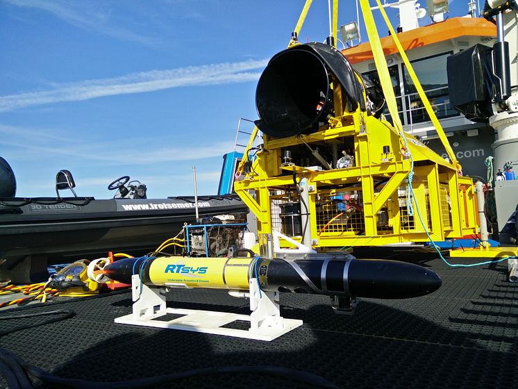 High res image - Oceanology International - RTSys  autonomous submarine drone