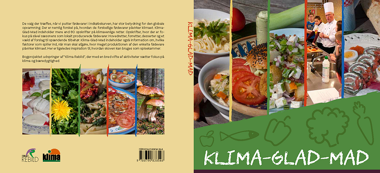 Omslag til bogen Klima-glad-mad