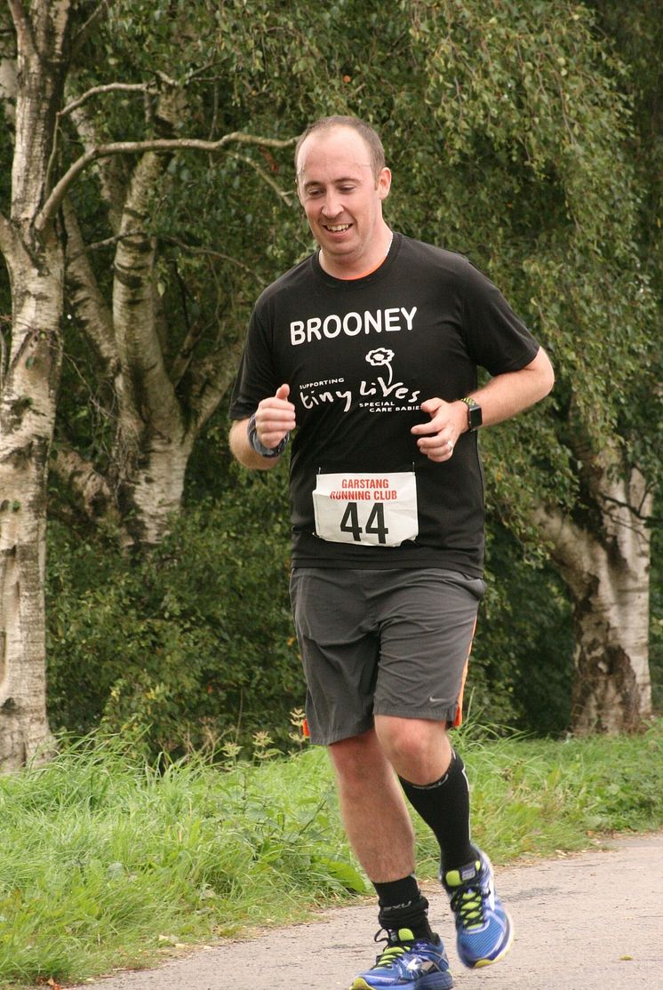 Driver Kevin Brown competing in last year's Great North Run