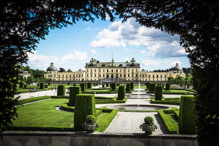 Drottningholms slottsträdgård.
