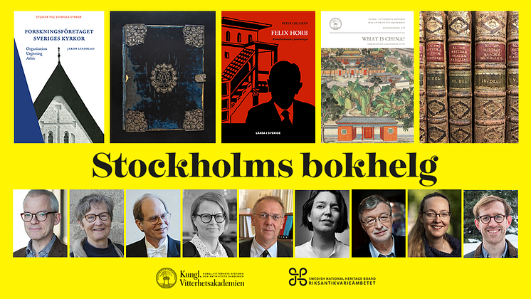 Vitterhetsakademien och Riksantikvarieämbetet på Stockholms bokhelg