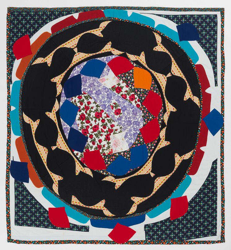 Noa Eshkol, A Big Kolo (Folk Dance), 1978 Cotton, lawn, crepe, 220 x 205 cm