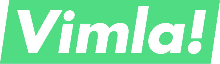 Logotyp för Vimla!