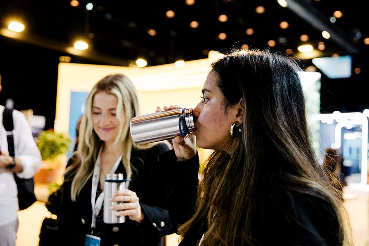 Bluewater is serving pure, great tasting healthier water in its sustainable, cool looking bottles to the tens of thousands of delegates at the COP 28 Climate Action Innovation Zone 