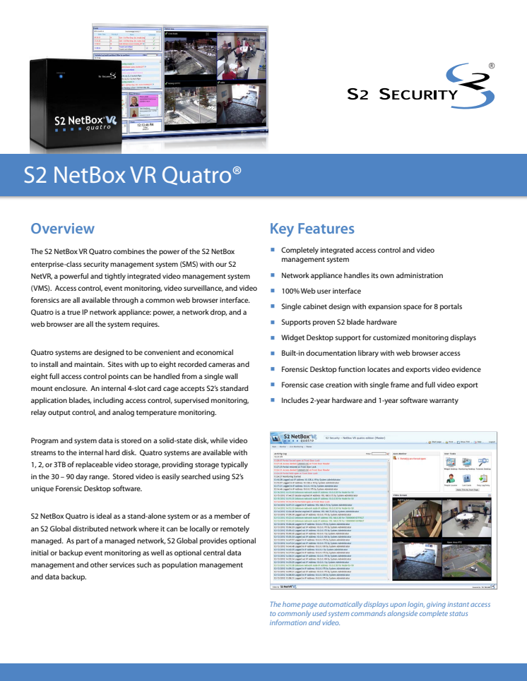 Passersystem från Gate Security - NetBox VR Quatro