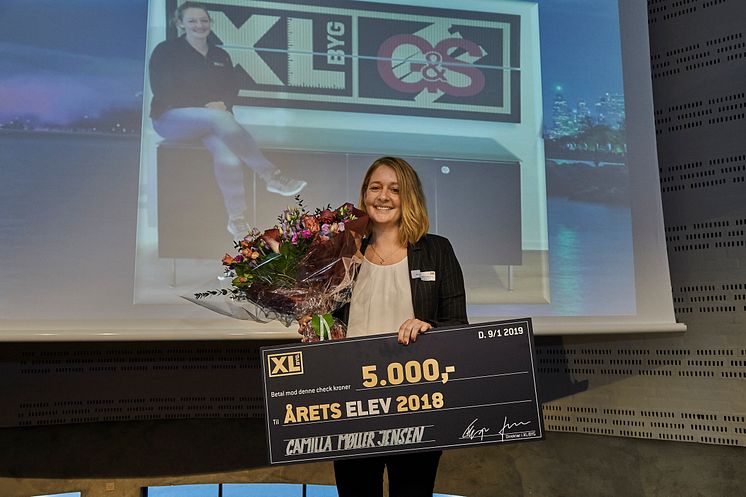 Årets XL-BYG Elev 2018 - Camilla Møller Jensen