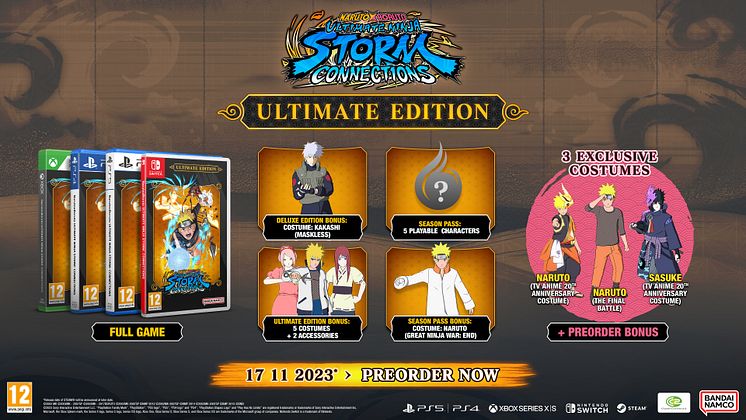 Naruto x Boruto Ultimate Ninja Storm Connections Release Date Set