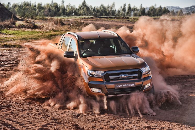 Neste generasjon Ford Ranger pickup med redusert forbruk, dristig design og avanserte teknologier
