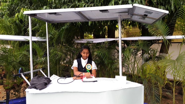 Vinisha Umashankar - Solar Ironing Cart