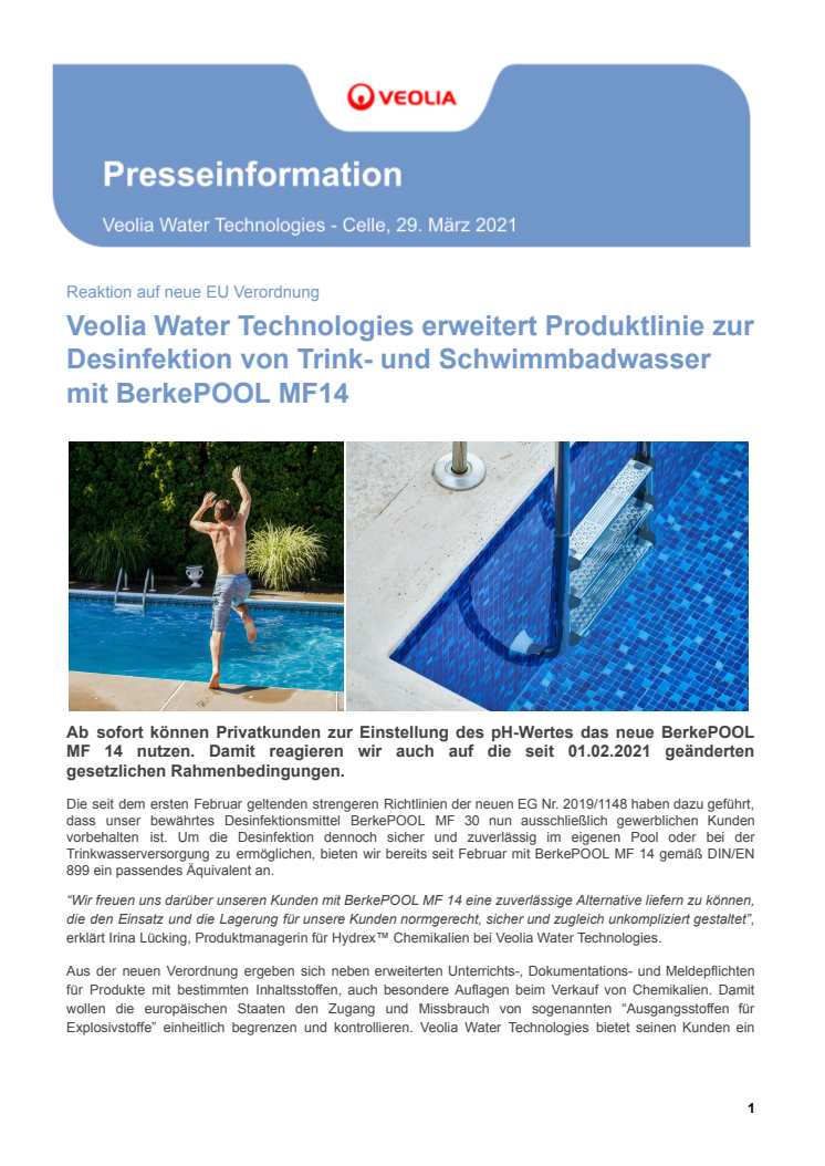 58017_PM_Veolia Water Technologies erweitert Produktlinie zur Desinfektion von Schwimmbadwasser mit BerkePOOL MF14.pdf