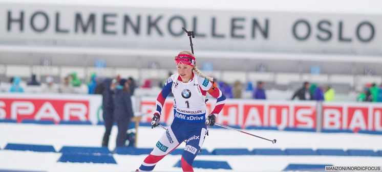 Tiril Eckhoff, jaktstart kvinner, VM i Holmenkollen 2016