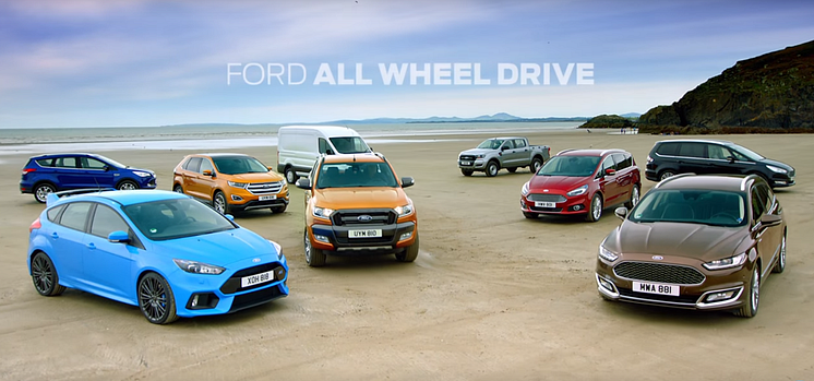 Alle Fords modeller med AWD