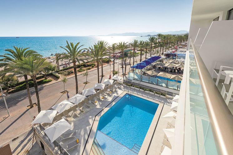 allsun Hotel Riviera Playa Pool Meerblick