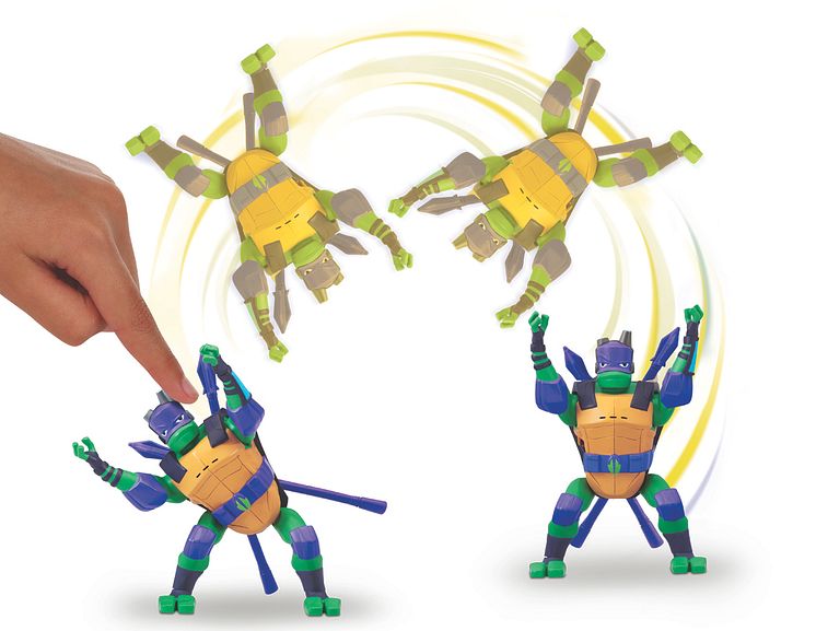 TF19 Hero Toys - Flair Leisure Products - The Rise of the Teenage Mutant Ninja Turtles – Deluxe Ninja Attack Action Figures 