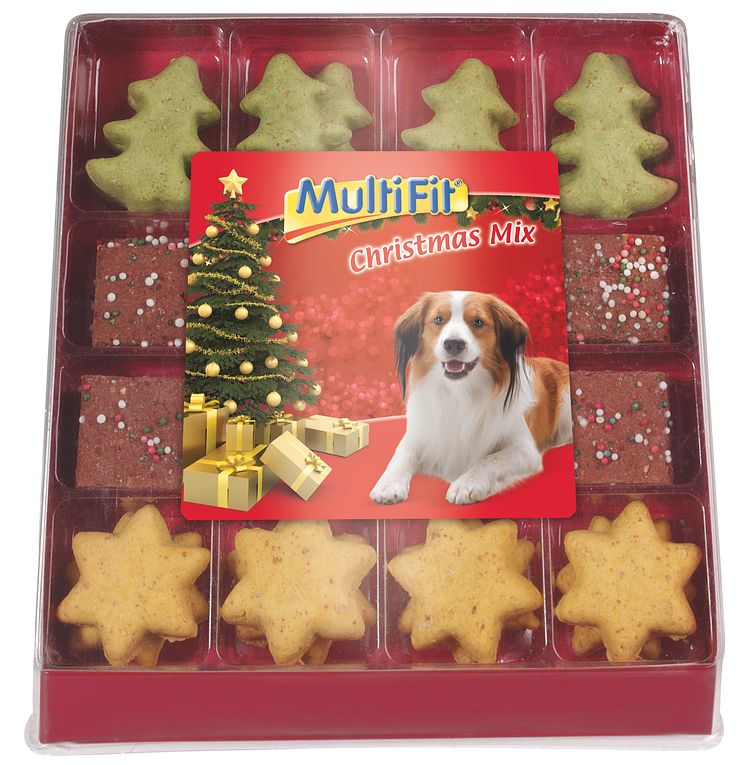 MultiFit Christmas Mix Hundekekse (32 Stück) – Preis: 2,49 €