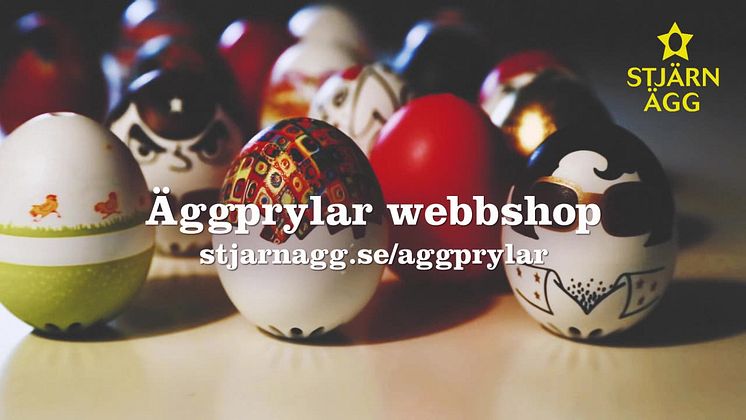 Stjärnägg lanserar webbshop för äggprylar!
