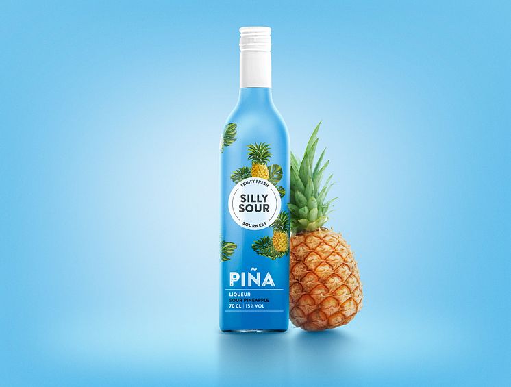 silly pineapple bottle fruit
