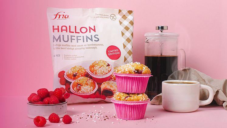 Hallonmuffins-Fria
