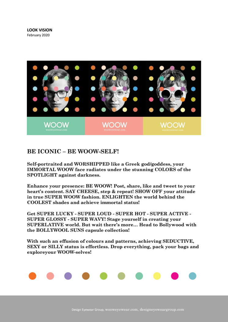 BE ICONIC – BE WOOW-SELF!
