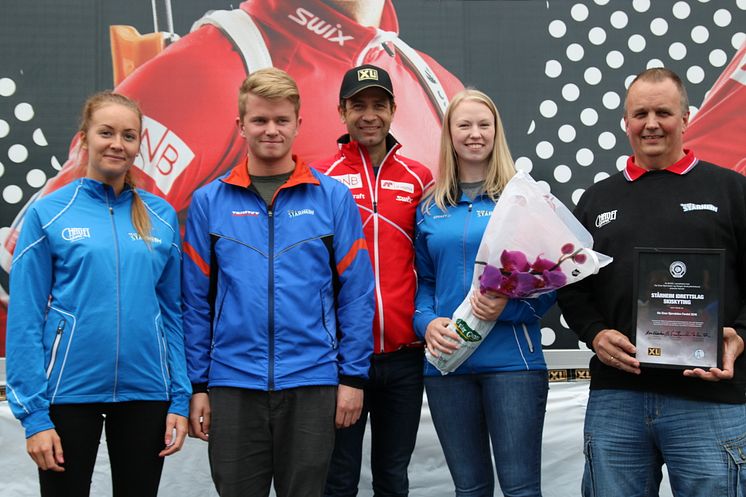 Stårheim IL (Fra venstre: Heidi Flobø Dal, Jørn Smørdal Botn, Ole Einar Bjørndal, Marita Nedreberg og Nils Magne Nedreberg)
