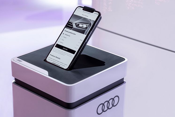 Audi e-tron functions on demand på CES 2019