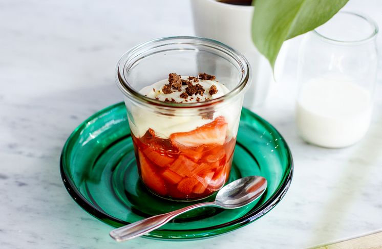 Compote de fraise & ruhbarbe