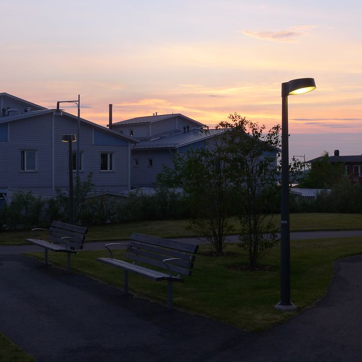 Fox Design har levererat utomhusbelysningen till Ljungs äldreboende i Hemmesta på Värmdö, Bild 1. 