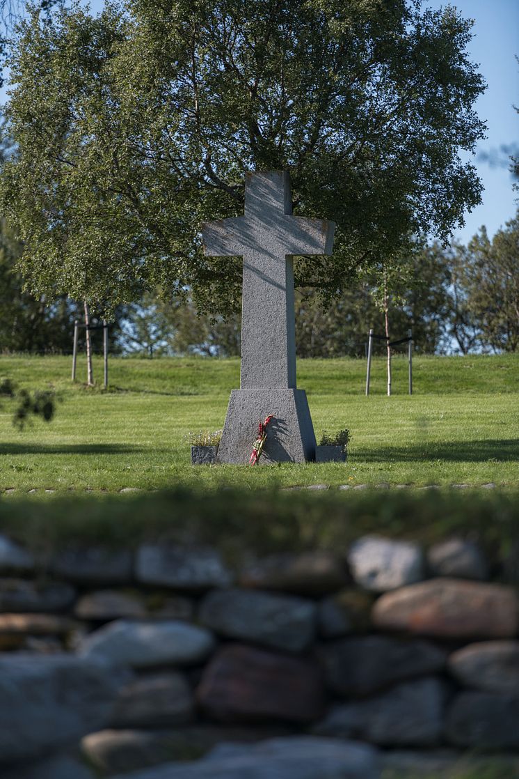 War Cemetary at Tjøtta  in  Nordland county 