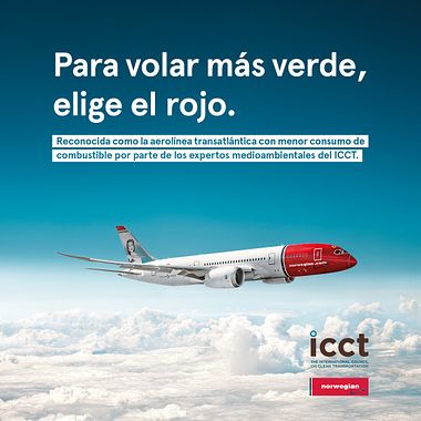 Resultado de imagen para International Council on Clean Transportation (ICCT) Norwegian air