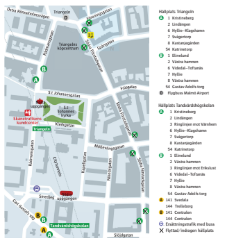 Karta över Busslinjer I Malmö | Karta Frankrike