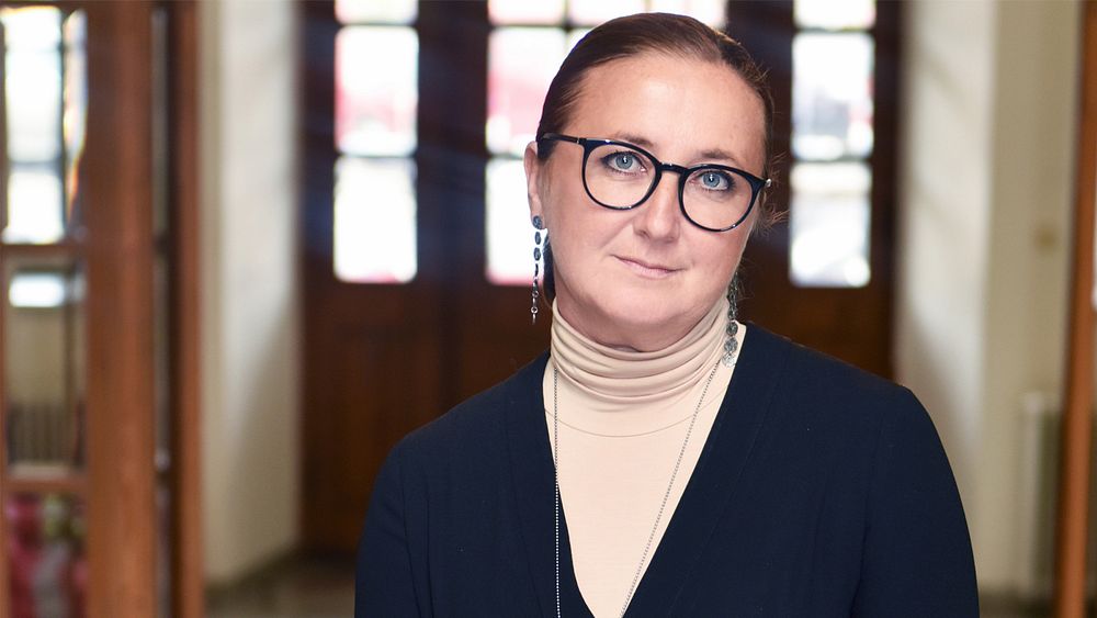 Emina Kovacic, ordförande för Sveriges Arkitekter. Foto: Leila Rudelius.