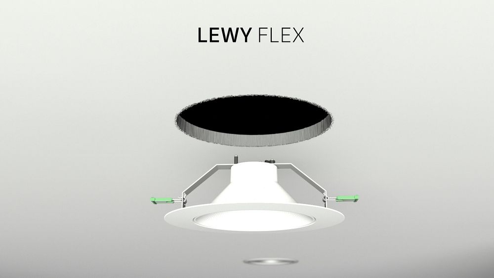 Lewy Flex - das Sanierungs-Downlight der LTS Licht & Leuchten GmbH