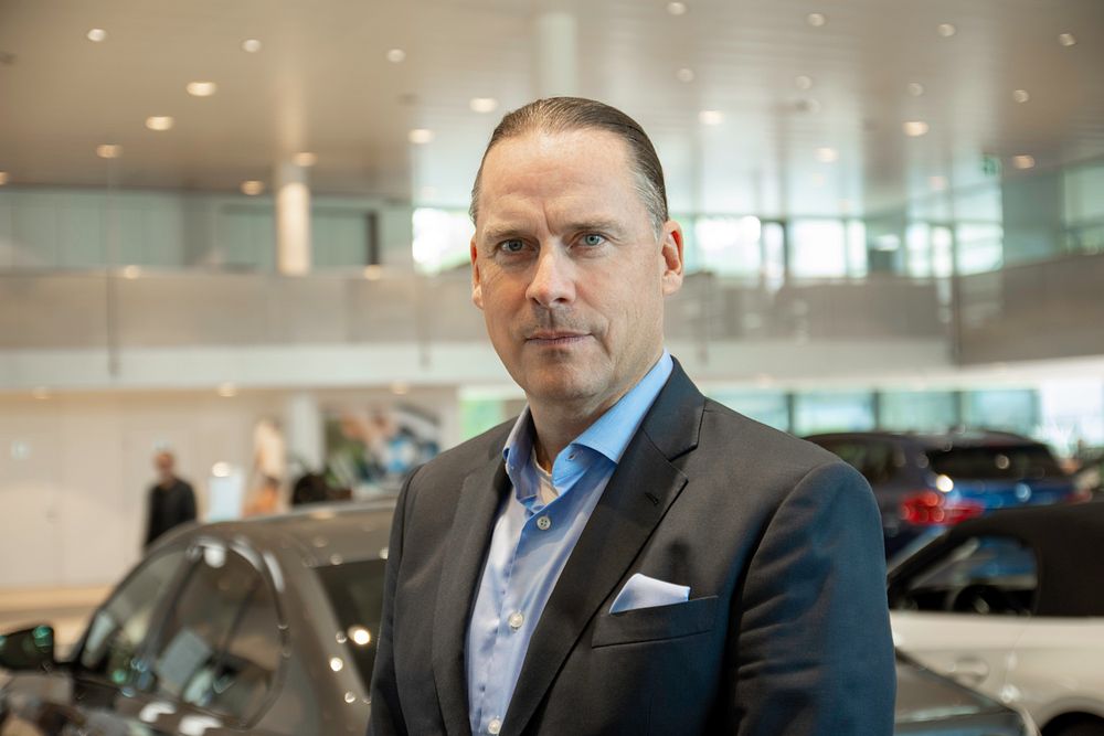 Marcus Larsson, administrerende direktør i Hedin Automotive