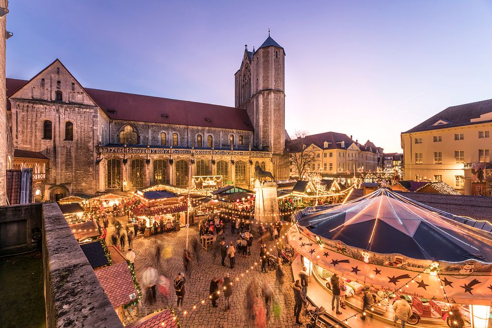 Et af Tysklands ældste julemarkeder er Julemarkedet i Braunschweig ©Braunschweig Stadtmarketing GmbH
