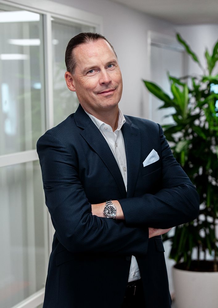 Marcus Larsson, VD för Hedin Mobility Groups BMW- och MINI-verksamhet.