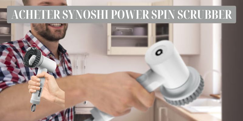 Synoshi-Brosse électrique multifonctionnelle pour la maison et la cuisine,  livres, HOBooks, ménage