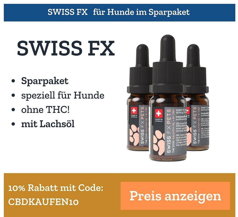 CBD Öl für Hunde von Swiss FX