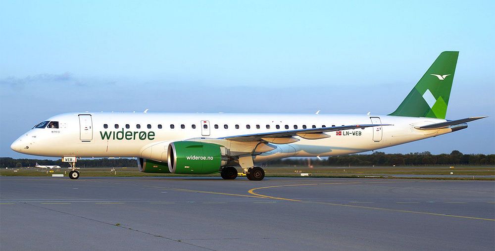 The new flight route will be operated with the modern aircraft type Embraer E190 E2.