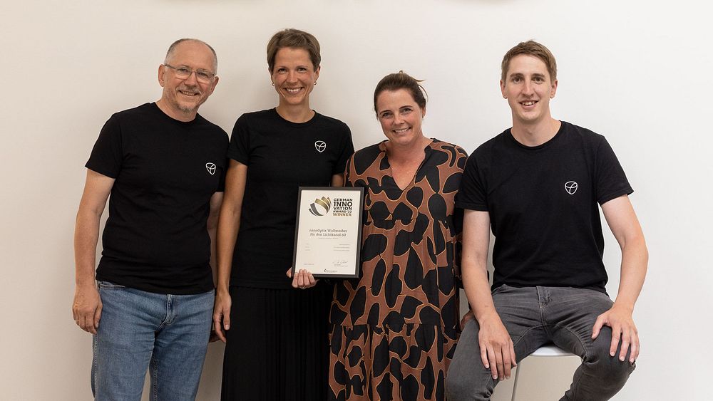 LTS Team empfängt den German Innovation Award