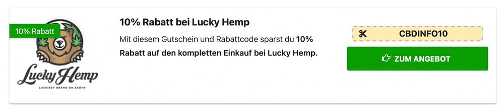 Lucky Hemp Gutscheincode 10%