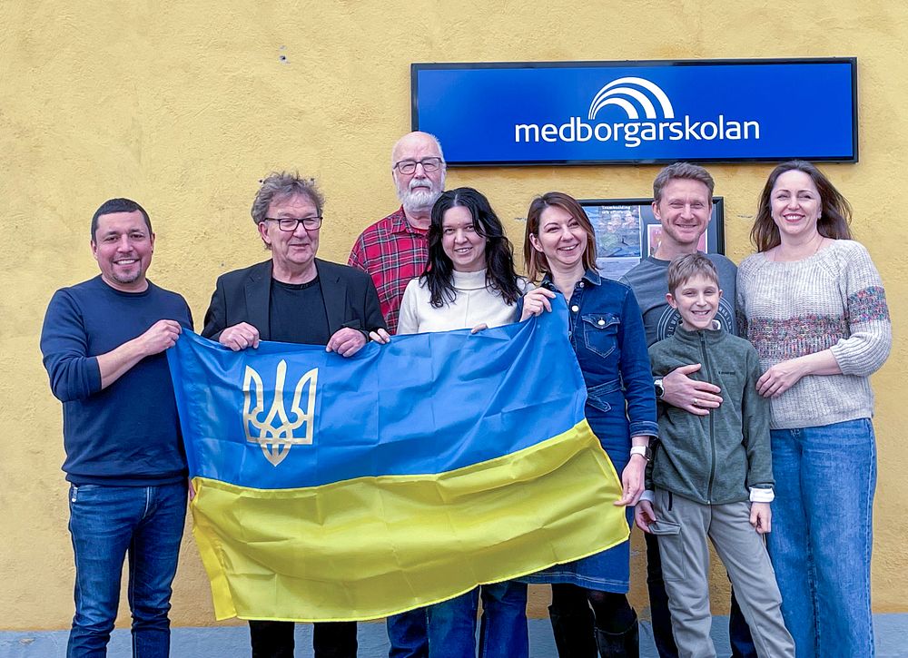 Medborgarskolan visar stöd för Ukraina